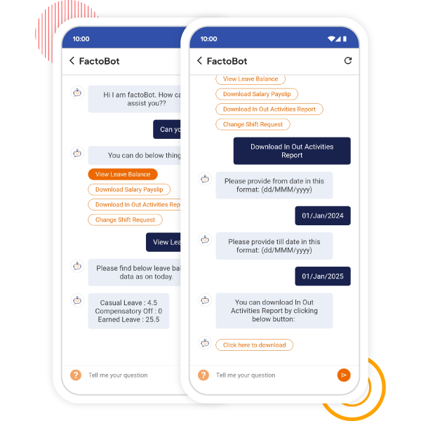 mobile driven chatbot option